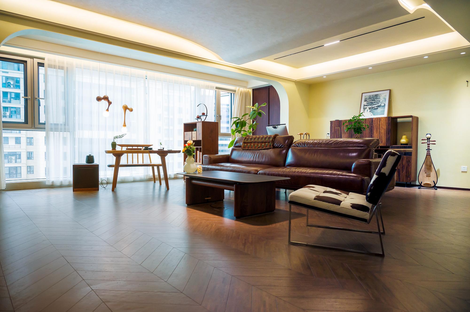 中式風(fēng)新家的靈魂，居然是這塊軟木地板 圖片9